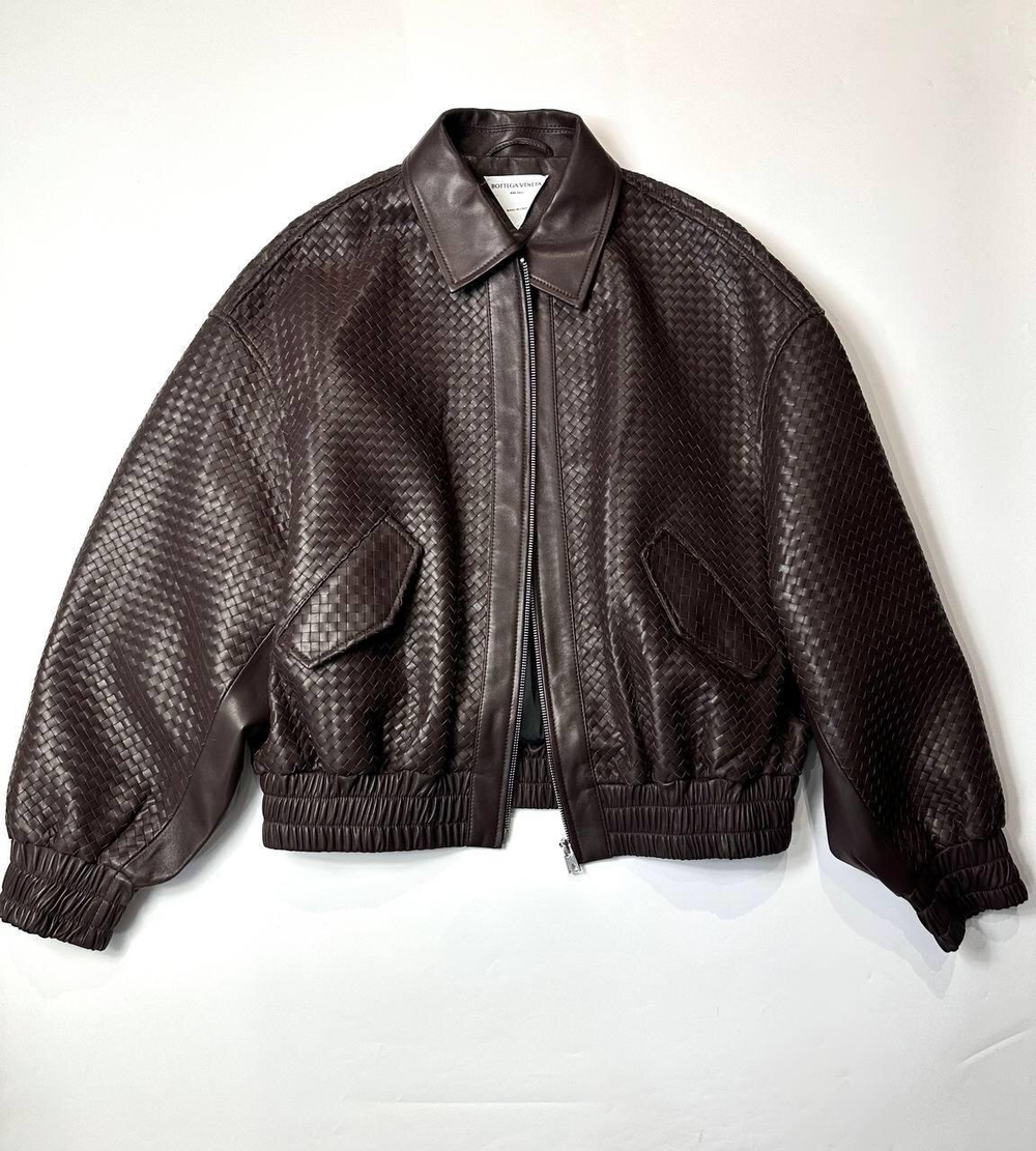 Кожаная куртка Bottega Veneta, арт. 477869467