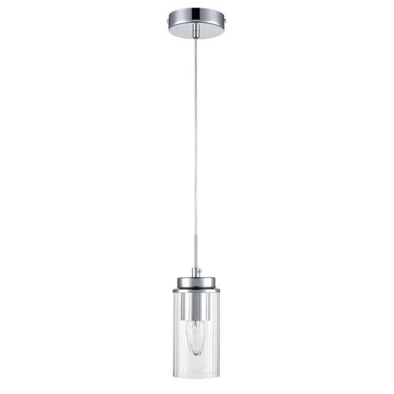 8102/1A COMFI LN26 408 хром/прозрачный металл/металл Подвес Е14 1*40W 220V ISHA
