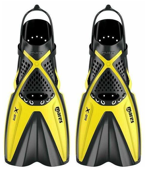 Ласты регулируемые Mares X-One JR черный/желтые