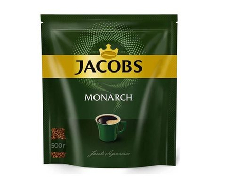 Кофе растворимый Jacobs Monarch, 500 г пакет (Якобс)