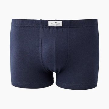 Мужские трусы боксеры набор из 2-х штук (темно-синие, темно-синие в полоску) Tom Tailor 70493/6061 632