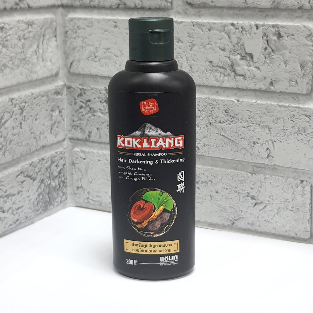 Шампунь KOKLIANG Черный для темных волос