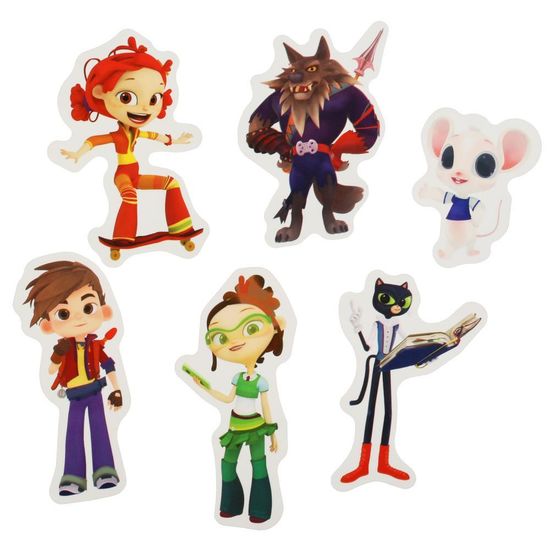 Любимые герои. IQ липучки из пластика. Сказочный патруль . ТМ Умные игры