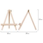 Мольберт настольный из бука 18х24 см, высота холста до 25см, BRAUBERG ART CLASSIC, 192252