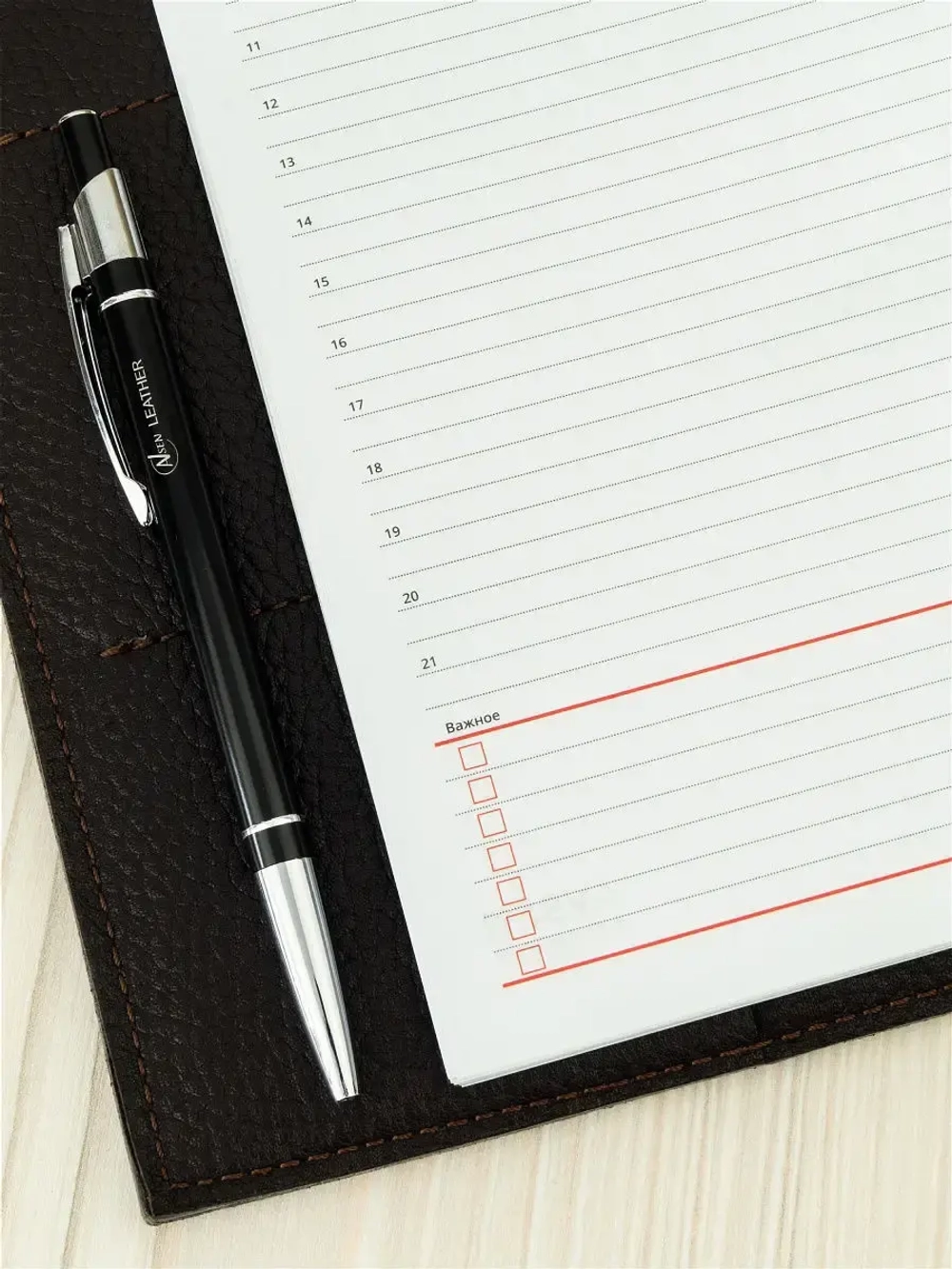 Ежедневник на кольцах А5 Ручная работа