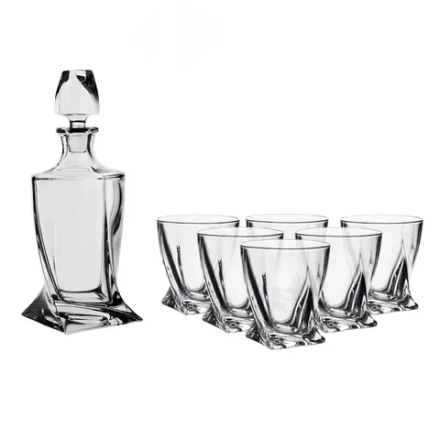 Bohemia Набор для виски Quadro из 7 предметов