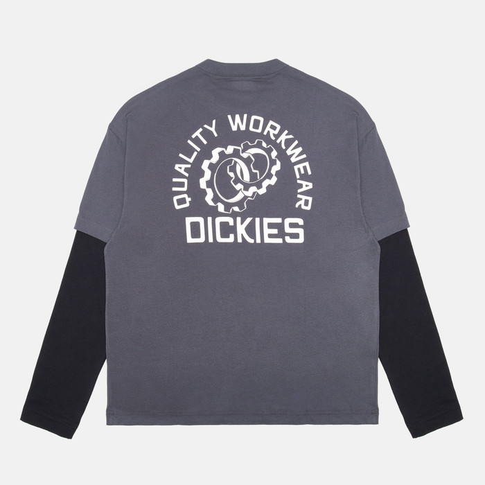 Лонгслив Dickies Payson 2-in-1 Let T-shirt артикул:DK0A88JFBLK1 - купить в магазине Дайс