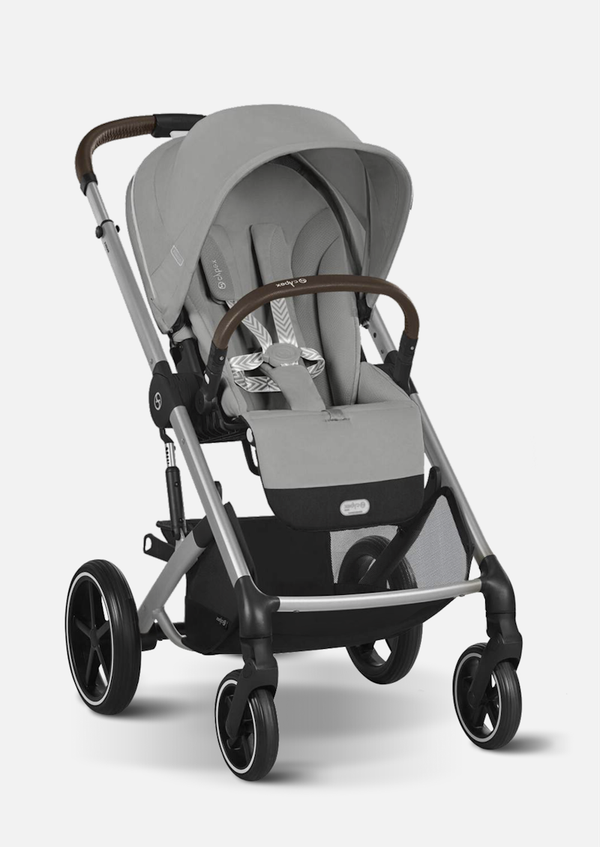 Cybex Детская коляска Balios S Lux BLK 3 в 1 цвет Lava Grey с автокреслом Aton B2