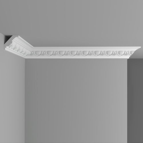 Плинтус потолочный ударопрочный с рисунком Decomaster D155A 50х50х2000мм