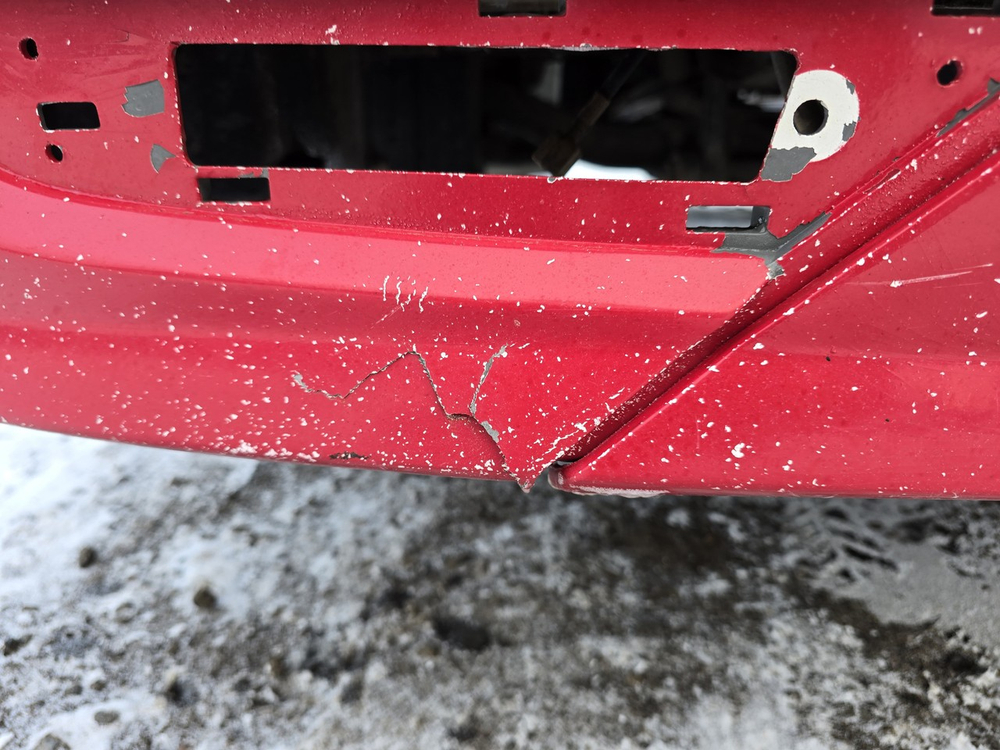 Бампер в сборе ноускат