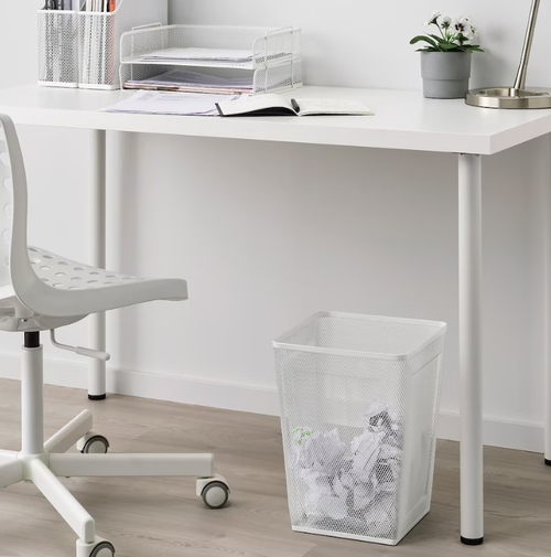 ДРОНЬЕНС DRONJONS Мусорный бак 35х26 см, белый