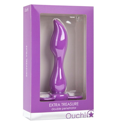 Фиолетовая насадка на пенис Extra Treasure