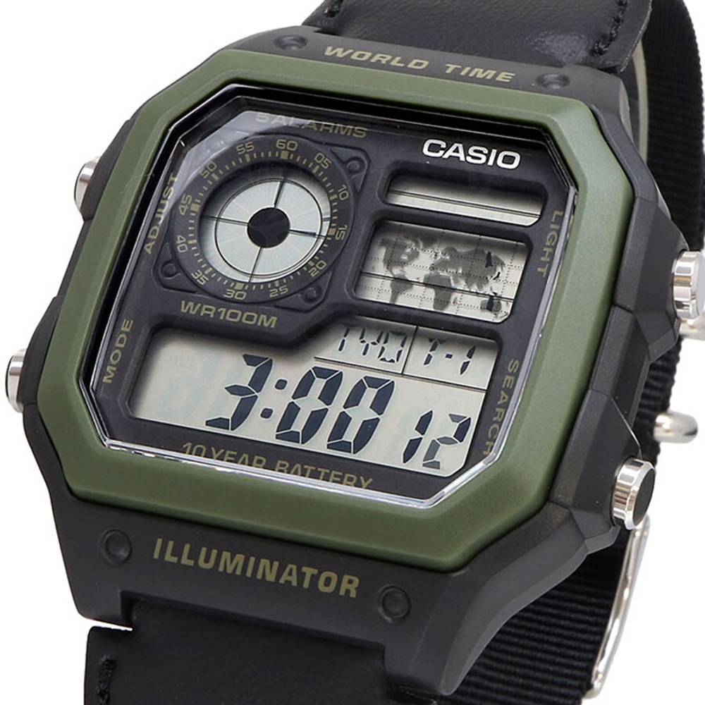 Мужские наручные часы Casio AE-1200WHB-1B
