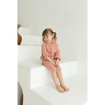 Шорты из хлопкового муслина цвета пыльной розы из коллекции essential 4-5y