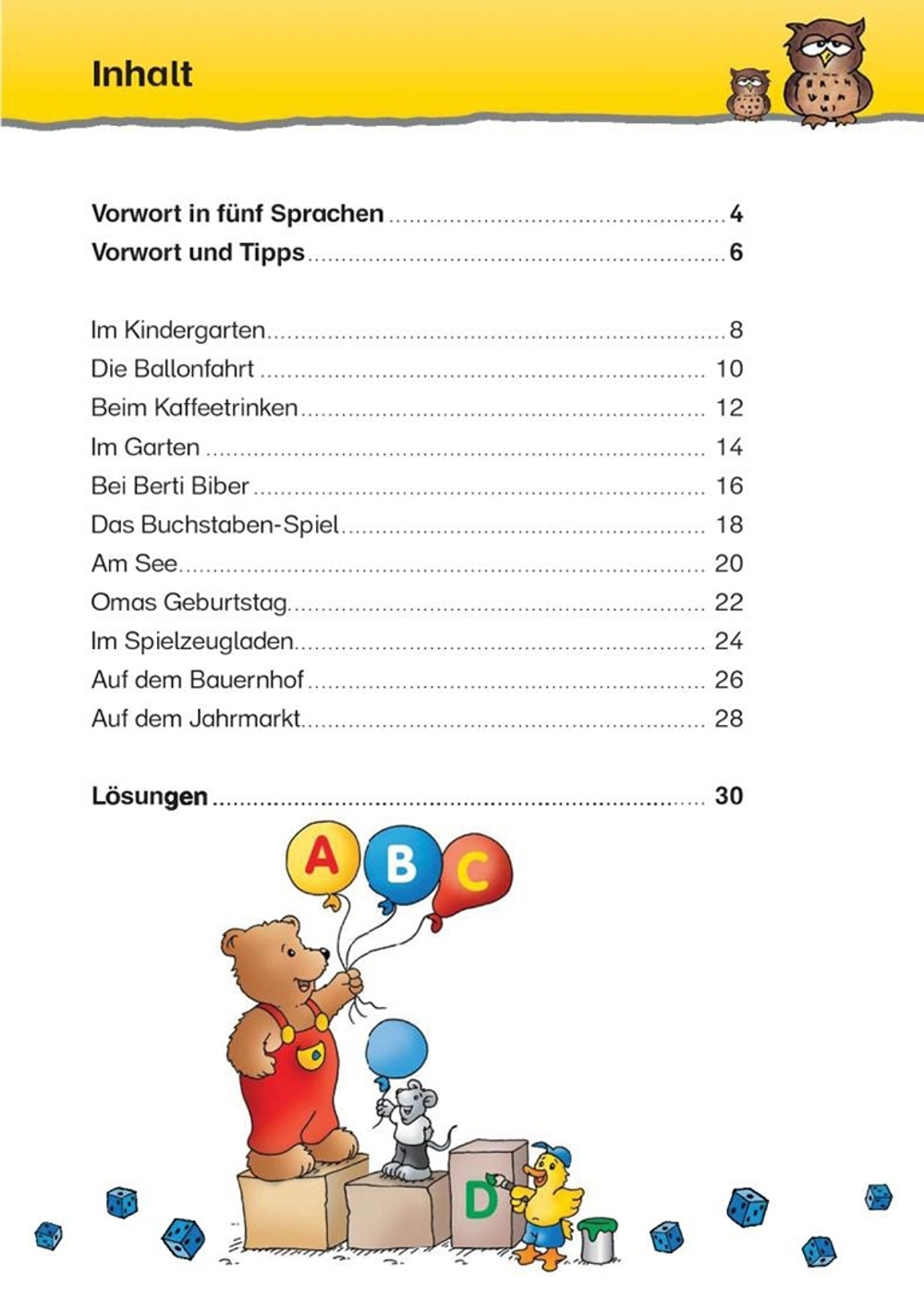 Spielerisch Deutsch Lernen, Buchstaben und Worter – Lernstufe 1