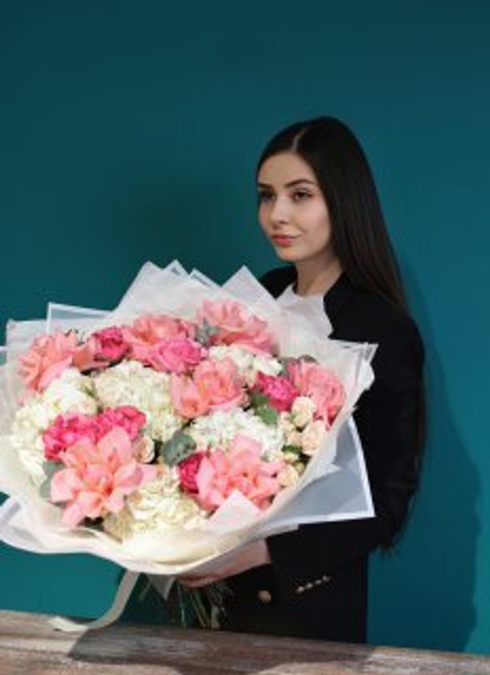 Букет "Нежные сливки"