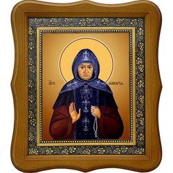 Макария (Феодосия Артемьева) преподобная старица. Икона на холсте.