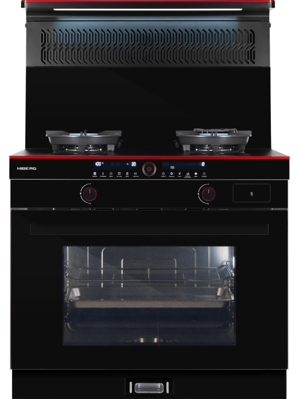 Плита Hiberg S-FEG 92 с вытяжкой i-VM 9120