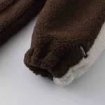 Куртка Ymkashix Furry Big Logo HTF белая/коричневая