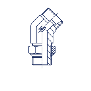 Штуцер FRA45 DS25 UNF 1.5/16 (корпус)