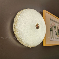 Потолочный светильник Cloyd NECTAR FM1 / Ø40 см - золото (арт.11323)