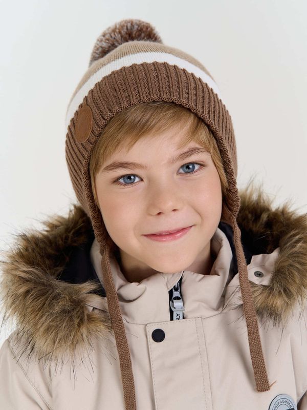 Шапка зимняя из смесовой шерсти 