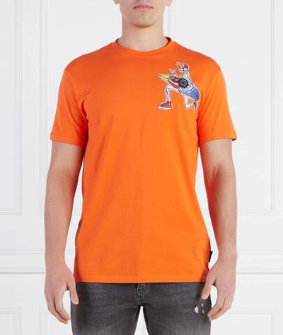Футболка Philipp Plein - оранжевый(MTK6106 PJY002N)