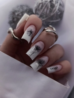 Lucky Rose Слайдеры наклейки для длинных ногтей 418
