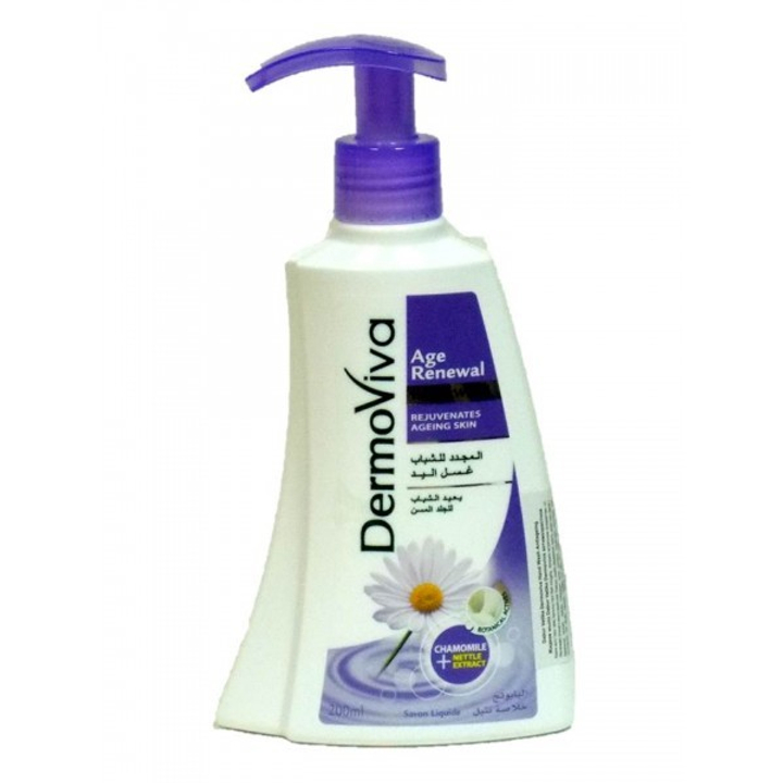 Жидкое мыло DermoViva Антивозрастное Age Renewal, 200 мл