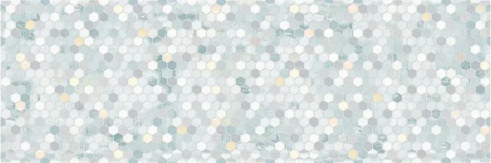 Декоративная плитка ALMA Ceramica DWA11ALS006 Alaris 60x20 голубой / белая глянцевая под мозаику