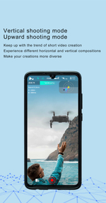 Квадрокоптер Hubsan Blackhawk 3 с 3-осевой подвес, 4K, встроенным модулем 4G, с передачей изображения на расстояние 10 км , 2 усиленные батареии на 5000MAH