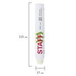 Маркер для шин и резины STAFF ПМ-100/Ш твердый, БЕЛЫЙ, 150818