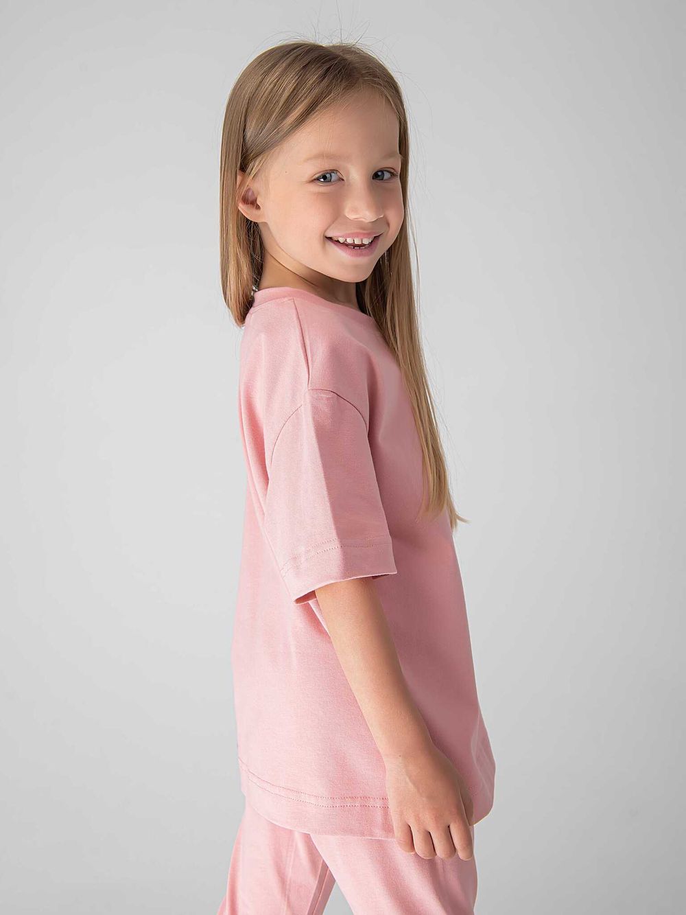 Футболка оверсайз "Персик"