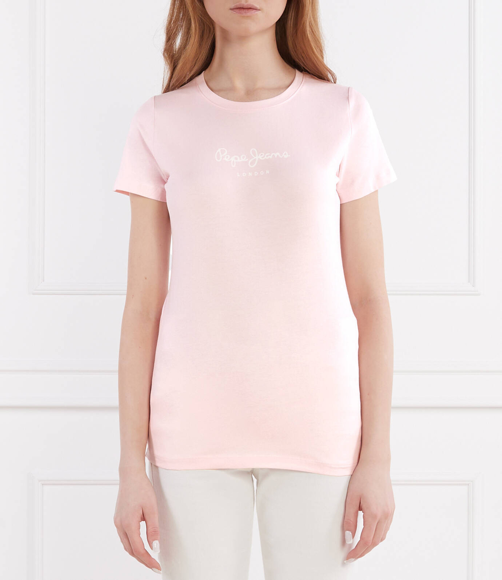 футболка Pepe Jeans London - пудро-розовый(PL505202)