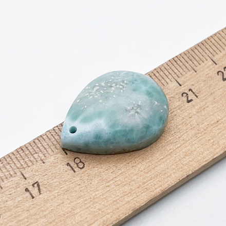 Ларимар, подвеска, размер камня 24*18 мм, цена за 1 шт