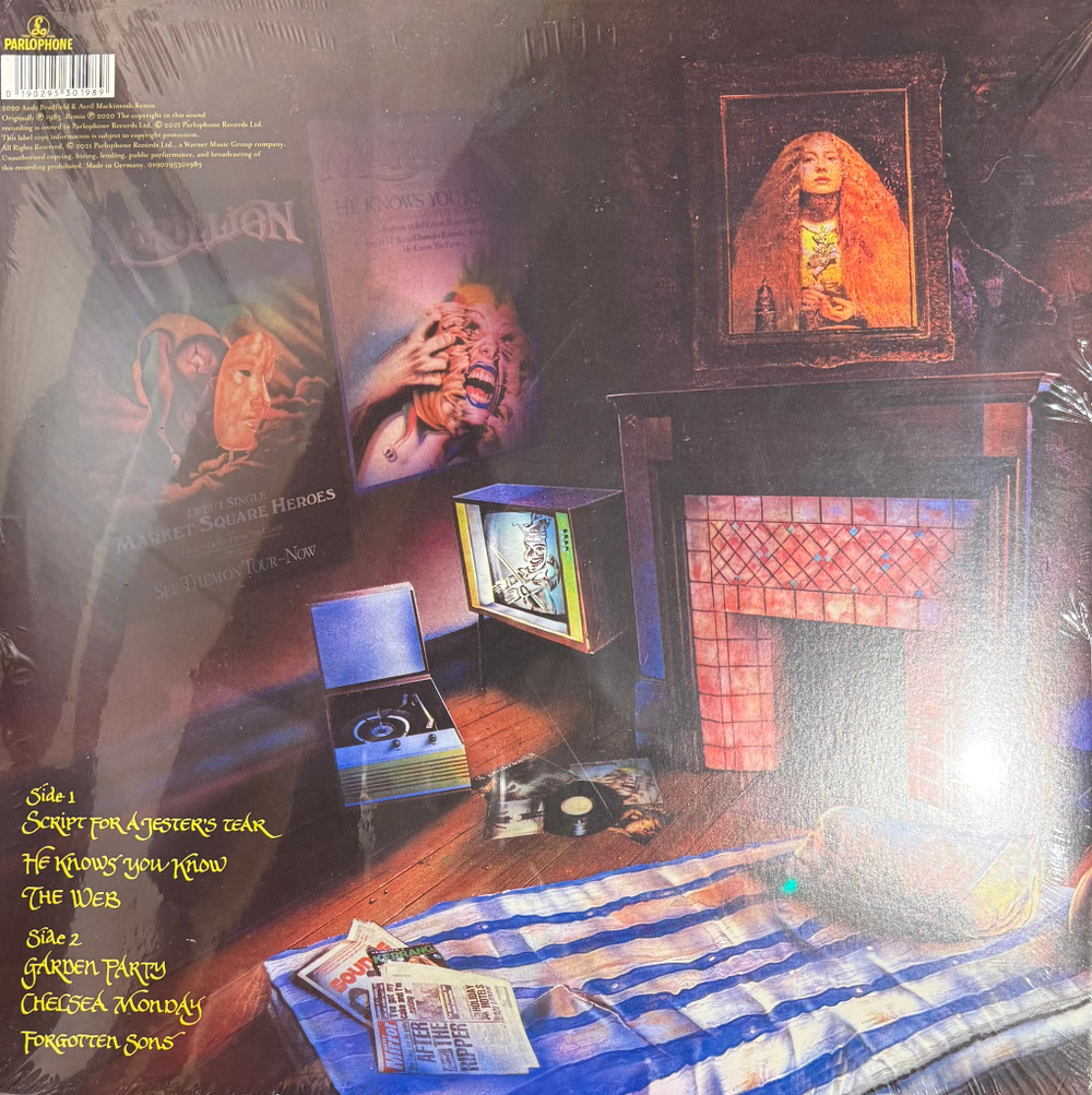 Виниловая пластинка Marillion – Script For A Jester's Tear / 2020 Remix LP
