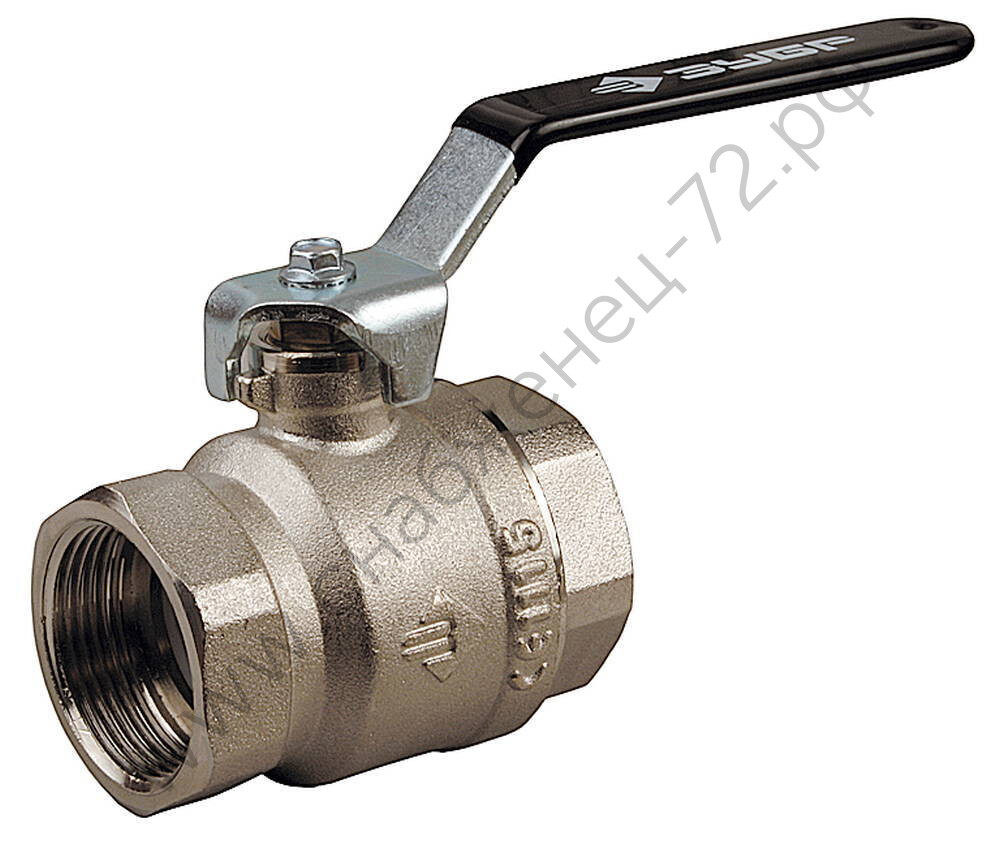 ЗУБР d 1 1/4″, ручка-рычаг, Шаровой кран (4-51320-C-5/4)