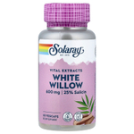 Solaray, Vital Extracts, белая ива, 60 вегетарианских капсул