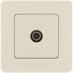 Розетка телевизионная TV Inspiria 2дБ 0-2400мГц с топологией "звезда" механизм сл. кость IEK 673851