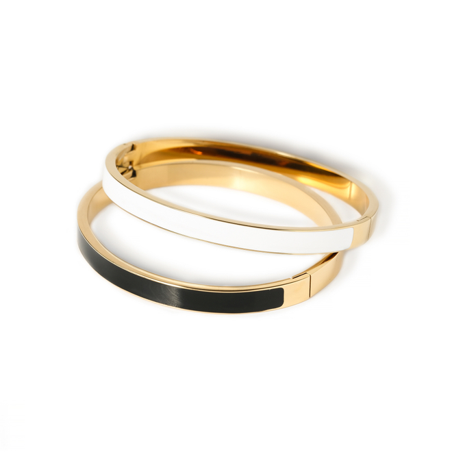 enamel cuff bracelet