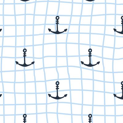 якорь на клетке