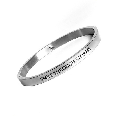 Браслет Smile Throught Storms Siver