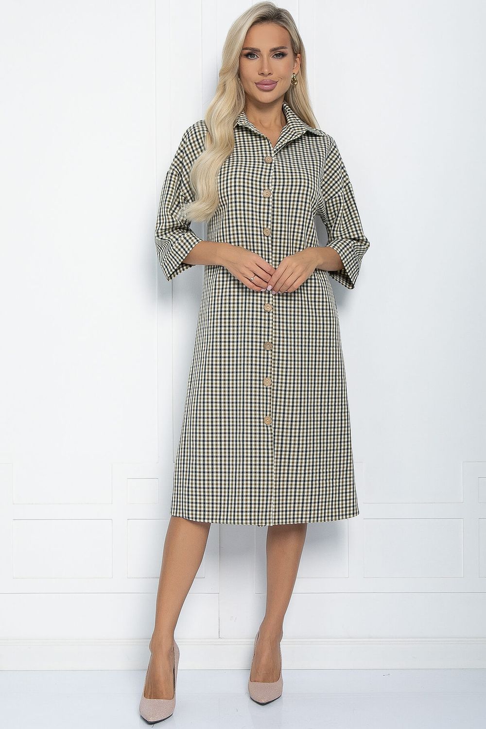 Платье Кэсси (клетка) НЬЮ П11220 LT Collection