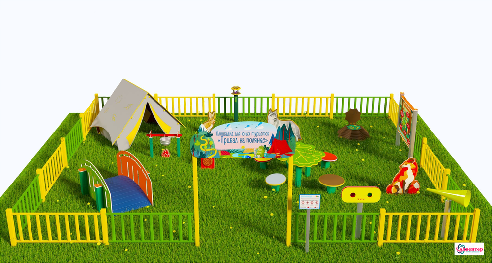 Туристическая площадка Привал на полянке Оптима