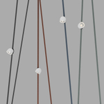 DK5540-WH+BK Поворотный светильник для трека-ремня Belty, серия Spot, со светодиодом, D100*H107мм, 48V DC, 12W, RA90, 38°, 4000K, IP20, белый с черным, алюминий