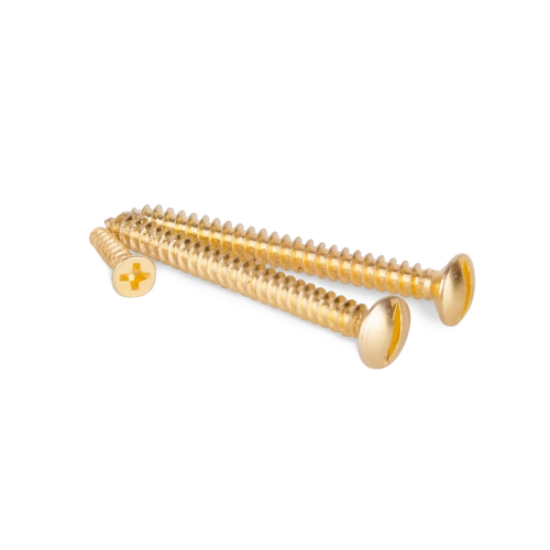 Винты для накладного выключателя 3шт. (золото) Ретро WL18-21-01