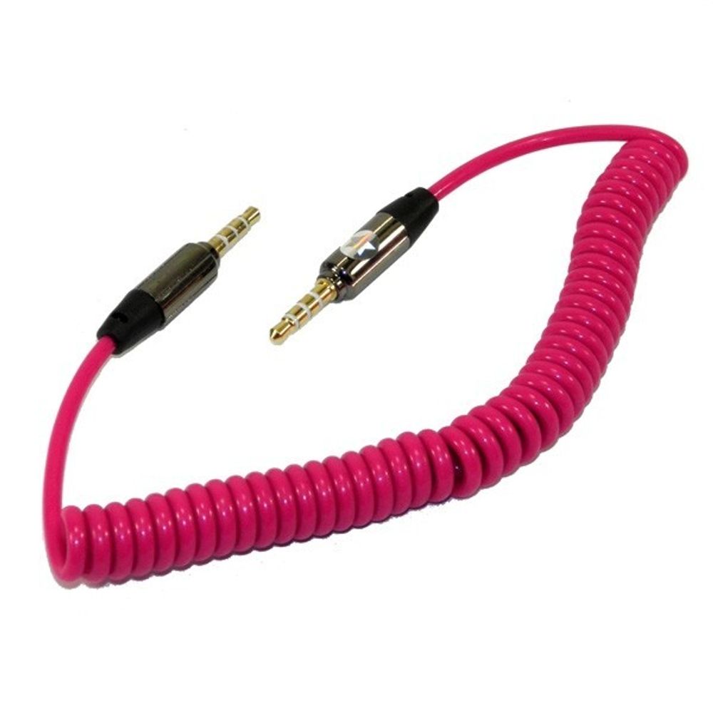 AUX cable 1.5m витой Pink Yida