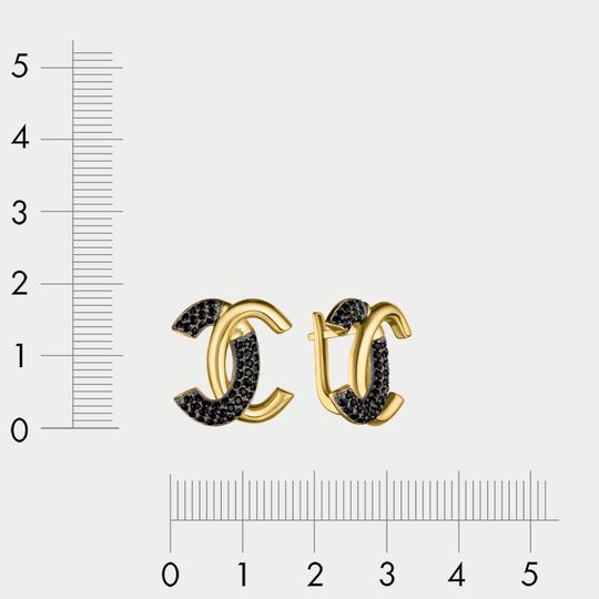 Серьги золотые