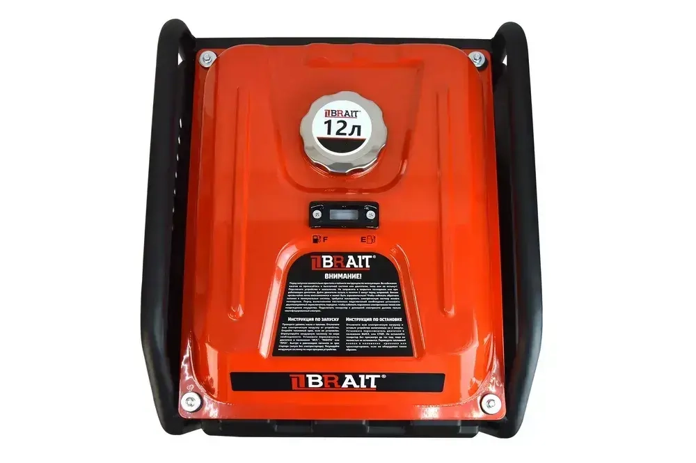 Генератор бензиновый инверторный BR5000iOEL Brait ( max мощность 3.8 кВт,230В, 50Гц, бак 12 л, ручной,электрический запуск ) / бензогенератор / резервное питание автономного энергоснабжения