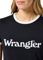 Футболка Wrangler RINGER TEE BLACK